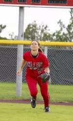 Sophomore Ashley Parker went 2 for 4 for the Red Raiders on day one of the Stanford Invitational.
