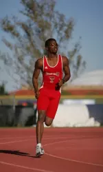 Michael Mathieu posted a regional qualifying mark in the 200M.