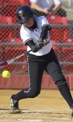 Senior Kelly Rhyne went 1 for 2 with one RBI Saturday.