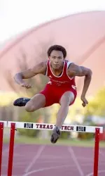 Marlon Odom posted a new school record in the 110M hurdles at Mt. SAC on Sunday.