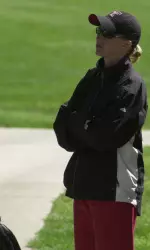 <b>Picture Provided by PictureMann Photos/L.Scott Mann:</b> Head Coach Stacey Totman hopes with a solid performance in Austin, the Lady Raiders will not only be hosting, they will be playing at the NCAA Central Regional hosted by The Rawls Course May 5-7 in Lubbock, Texas.