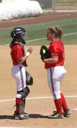 Erin Crawford threw a complete game for Tech in game one of the doubleheader with No. 6 Texas.