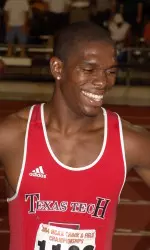 Men's track athlete Jonathan Johnson was recognized for his community service efforts with the Big 12 Community Outreach Award.