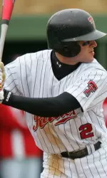 Cameron Blair hit his 14th home run of the season in the 26-16 loss to DBU.