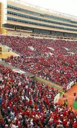 For the second year in a row, Texas Tech fans have helped shatter the previous year's record season ticket sales. As of Wednesday morning, Tech officials announced that just under 40,000 season tickets have been sold for the upcoming season.