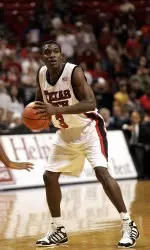 Martin Zeno and the Raiders tipoff against the Cyclones Saturday at the United Spirit Arena.