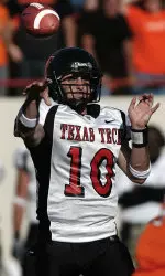 QB Cody Hodges was named the team's offensive MVP at the annual Texas Tech Football Awards Ceremony Saturday evening at Hemmle Hall on the Texas Tech campus.