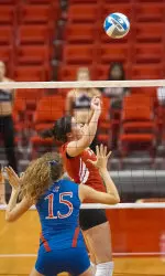 Emily Ziegler and her Tech teammates take on Iowa State on Saturday.