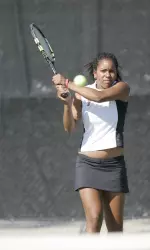 Anne Sophie Fankam one of two singles competitors this weekend.