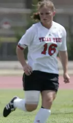 Senior Ana Morton helped lead Texas Tech in a victory over Baylor in her final match as a Red Raider.