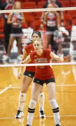 Kiley Lyons notched a double-double versus Kansas.