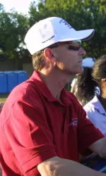 Texas Tech track and field head coach Wes Kittley