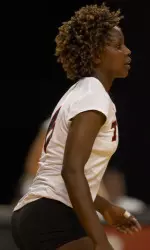 Senior Philister Sang finished with 18 kills on Senior Night.