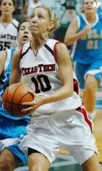 Texas Tech's Brooke Baughman (10) goes to the basket against UCLA during the second half. (AP Photo)