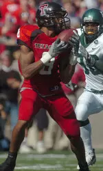 Senior wide receiver Joel Filani