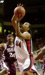 Erin Myrick scored a game-high 16 points in leading Texas Tech to an 88-48 victory over Athletes in Action.