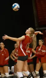 Kiley Lyons led in digs with 17.