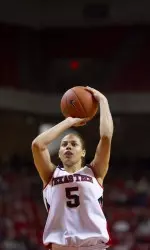Chesley Dabbs scored a season-high 20 points in leading Texas Tech to a win over Oral Roberts.