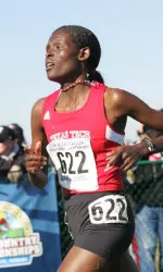 Sophomore Red Raider Sally Kipyego