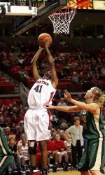 LaToya Davis led Texas Tech with 12 points and 14 rebounds in the win over Oklahoma State.