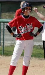 Junior Ashley Parker paced the Red Raider offense with three hits