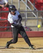 Sophomore Jennifer Bowers drove in a pair of runs with a sixth inning long ball
