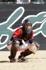 Sophomore catcher Robyn Wike collected one of Tech's two hits in the contest
