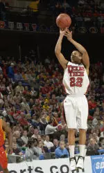 Jarrius Jackson was named to the All-Big 12 First Team. (Photo credit: Norvelle Kennedy - Men's Basketball Photographer).