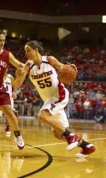 Alesha Robertson was Tech's top scorer with 17 points.