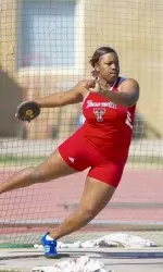Carter set a school record in the discus with her fourth regional qualifying mark of the season, 178'-7".