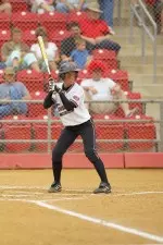 Sophomore Whitney Riley posted a team-high three hits in the loss