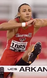 Marlon Odom finished fourth in the 110M hurdles Championship.