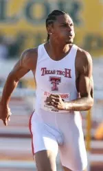 Marlon Odom successfully defended his Big 12 title in the 110M hurdles with a clocking of 13.74.