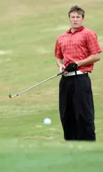 Freshman Brandon Lakatta provided the day's biggest highlight with a hole-in-one