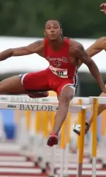 Odom's season best will remain at 13.45w, also the school record.