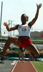 Sabrina Taylor concluded her freshman campaign with a mark of 20'-5.75