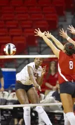 Philister Sang led with 12 kills and 12 digs.