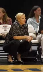 Head coach Nancy Todd