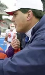 Jack Bicknell, Jr. joined the Texas Tech Football coaching staff Friday. Bicknell will serve as offensive line coach for the Red Raiders.