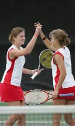 Samantha van der Drift and Kerryn Potgieter capture only doubles victory for Tech.