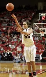 Alesha Robertson scored 18 points in leading Texas Tech to a 75-49 victory over Oklahoma State.