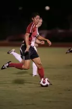 Freshman Karen De Leon scored the Red Raiders' only goal in Sunday's 4-1 loss to Kansas.