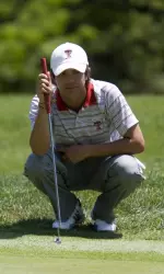 Santiago Rivas is among the top 10 after two rounds at the Jerry Pate Collegiate Invitational in Birmingham, Ala.