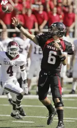 Graham Harrell was named the recipient of the Sammy Baugh Trophy on Monday. The award is presented annually to the nation's top quarterback by the Touchdown Club of Columbus.