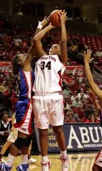 Erin Myrick led all Lady Raiders with 24 points.