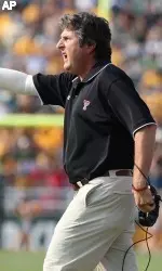 Mike Leach leads the Red Raiders to Austin for a date against No. 14/15 Texas on Saturday afternoon.