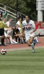 Sophomore Zhaleh Rezaie scored two goals in Tech's 4-3 double-overtime loss to Missouri.