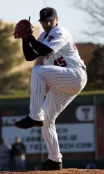 AJ Ramos tossed a career-high eight innings with nine strikeouts to lead Tech to a 21-1 win over Dallas Baptist.