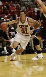 Tanner Ogden and the Red Raiders take on Texas this Tuesday (Photo credit: Norvelle Kennedy).