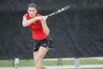 Senior Lakann Wagley plays final home match.
